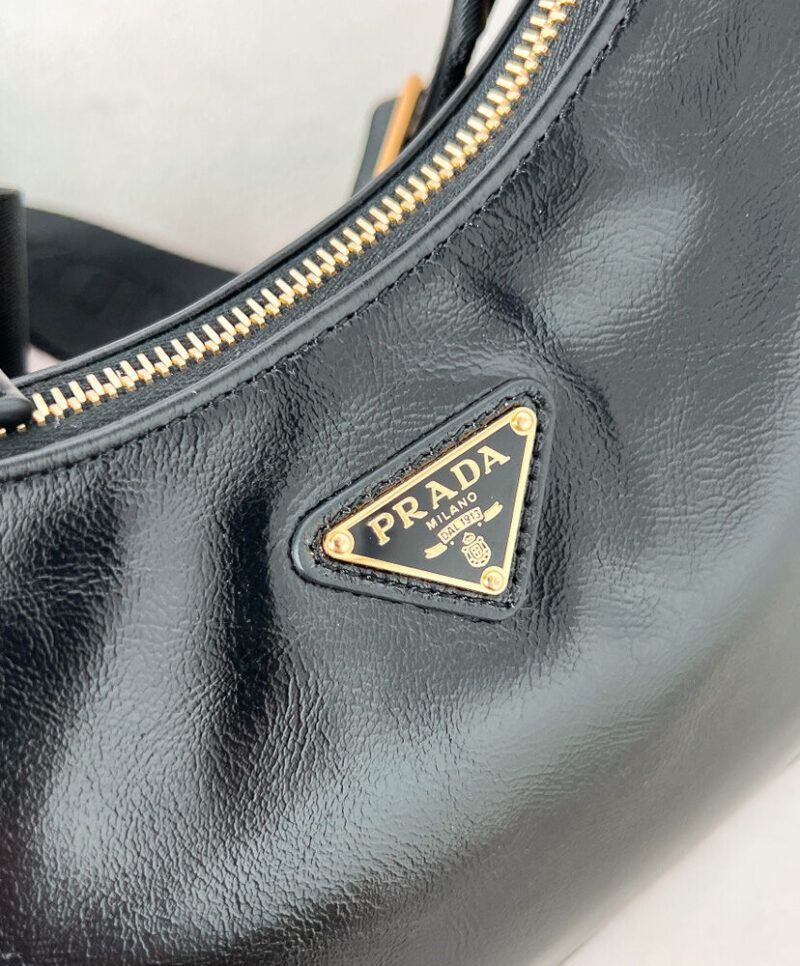 Prada Re-Edition 2005 Leather Bag 1BH204 Black